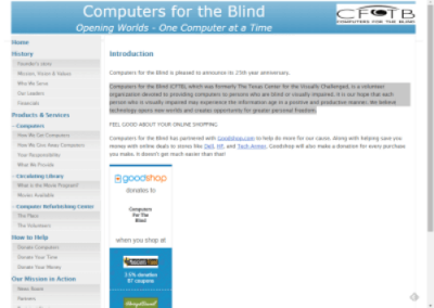 Computers for the Blind